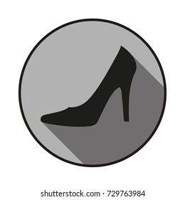 Icon women's shoes. Vector.