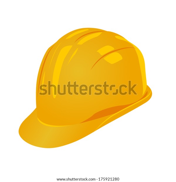 Icon Worker Helmet Stock Vector (Royalty Free) 175921280