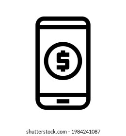 Icon World Wide Money Transaction With Style Outline