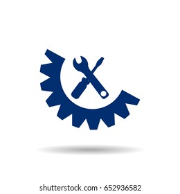 Icon wrench and screwdriver