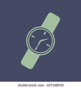 Icon of Wrist Watch. Eps-10.