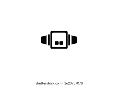 Icon Wristwatch Vector Illustratio Simple Design