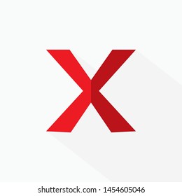 icon x. Flat Illustration for web
