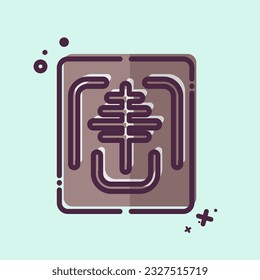 Icon X Ray. related to Orthopedic symbol. MBE style. simple design editable. simple illustration