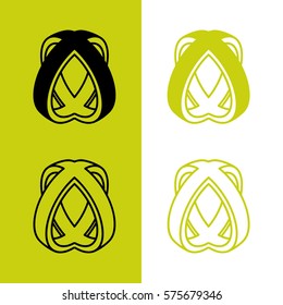 Icon x vector logo