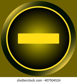 Icon yellow minus