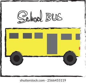 Icon of A yellow school bus  .
