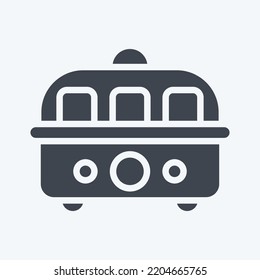Icon Yogurt Maker. suitable for Kitchen Appliances symbol. glyph style. simple design editable. design template vector. simple illustration
