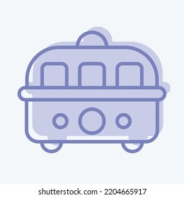 Icon Yogurt Maker. suitable for Kitchen Appliances symbol. two tone style. simple design editable. design template vector. simple illustration