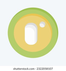Icon Zero Point. related to Air Conditioning symbol. flat style. simple design editable. simple illustration