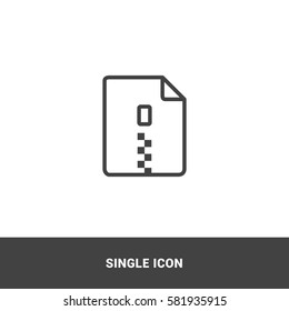 Icon zip file Single Icon Graphic Design
