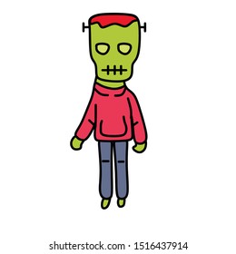 icon zombie character for halloween day