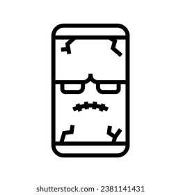 icon zombie phone halloween, Halloween icon, Spooky, Scary, Horor, Simple and Minimalist icon