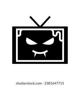 icon zombie tv halloween, Halloween icon, Spooky, Scary, Horor, Simple and Minimalist icon