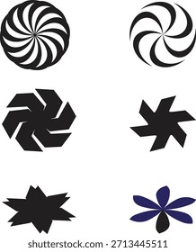 Iconic Abstract Geometric Shapes and Patterns