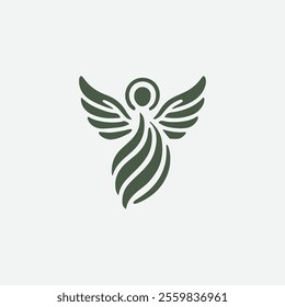 Iconic angel logo for sale.