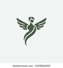 Iconic angel logo for sale.