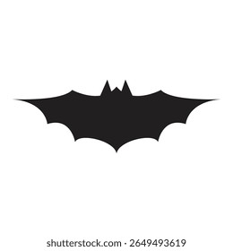 Iconic Bat Symbol Silhouette Design