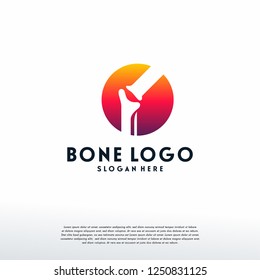 Iconic Bone Logo Designs Template Vector, Health Bone Logo Symbol, Logo Symbol Icon