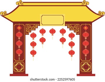 Iconic building on white background