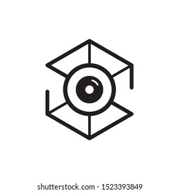 Iconic camera logo icon design