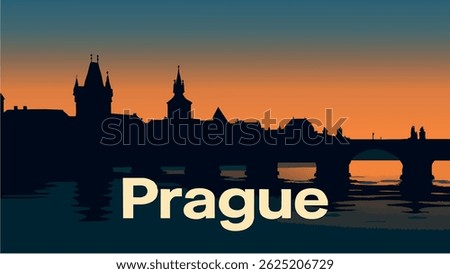 The iconic Charles Bridge in Prague, with its medieval statues and cobblestone streets, stands tall over the Vltava River.