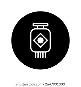 Icônico chinês lanterna artful simplicidade gráfica representação celebração festival cultural design minimalista tradição oriental ilustração