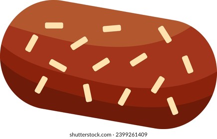iconic chocolate day cake with compound chocolate topping on top