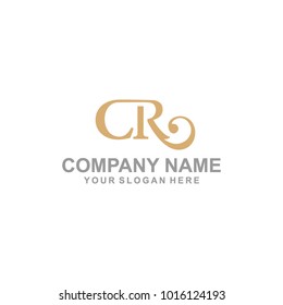 iconic CR logo vector