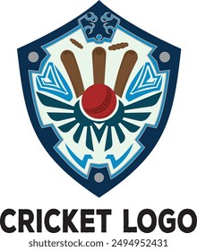 Iconic Cricket Logo Template Design 