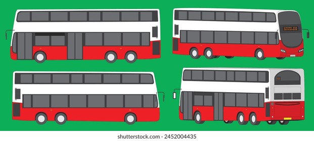 Iconic double-decker bus, a symbol of urban charm and efficient transport, offering a unique perspective on city streets.