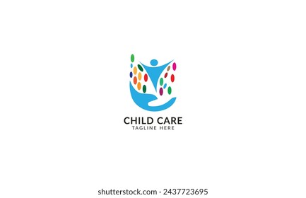 Iconic emblem portraying happiness and growth, capturing the essence of childcare excellence.