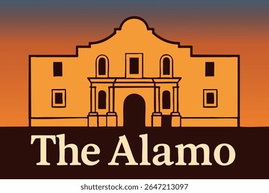 The iconic facade of The Alamo in San Antonio stands as a symbol of Texas' rich history, showcasing Spanish colonial architecture