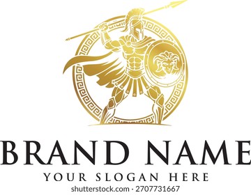 Logotipo icônico do gladiador para download