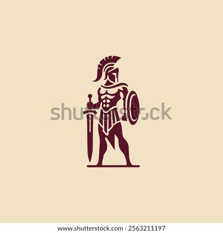 Iconic gladiator logo for sale.