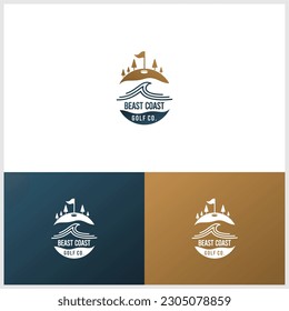 Iconic Golf logo designs concept  Golf Land logo designs
