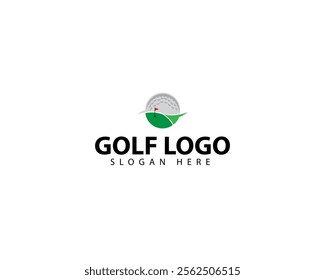 Iconic Golf logo designs concept, Golf Land logo and ball designs concept