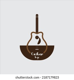 Iconic Guitar commercial logo concept 