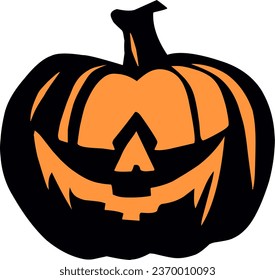 The iconic Halloween pumpkin october season
