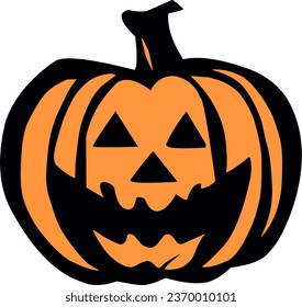 The iconic Halloween pumpkin october season