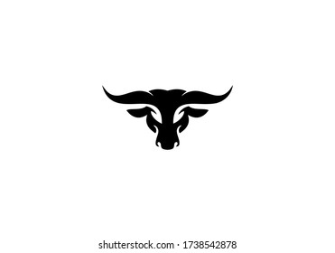 iconic head bull vector ilustration