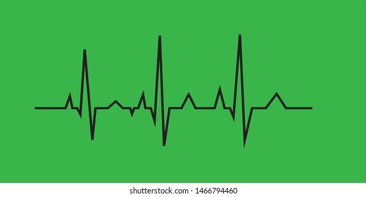 iconic Heartbeat icon vector template
