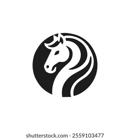 Iconic horse logo for sale.