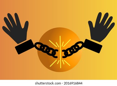 Iconic Illustration Slavery World Stock Vector (Royalty Free ...