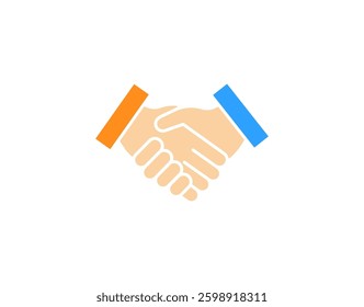 Iconic image showing two hands in a handshake, highlighting agreement and human connection.