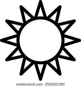 An iconic image of the sun which is the source of energy for life on earth
