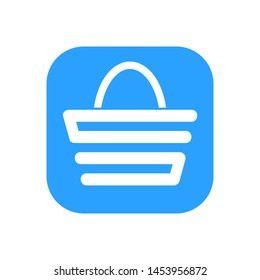 iconic letter s from shoping app logo