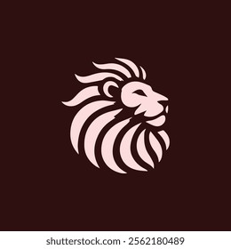 Iconic lion head logo for sale.