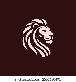 Iconic lion head logo for sale.