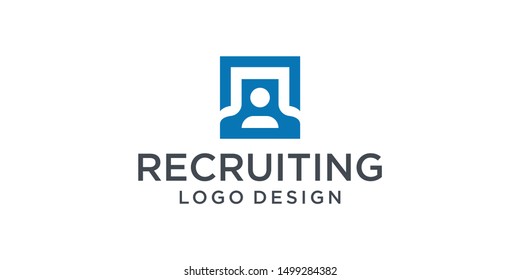 Iconic Logo For Business Recruitment
